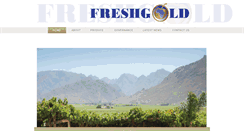 Desktop Screenshot of freshgoldsa.co.za